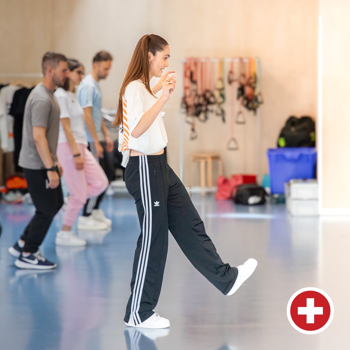 Arina Luisa gibt einen Private Shuffle Workshop.